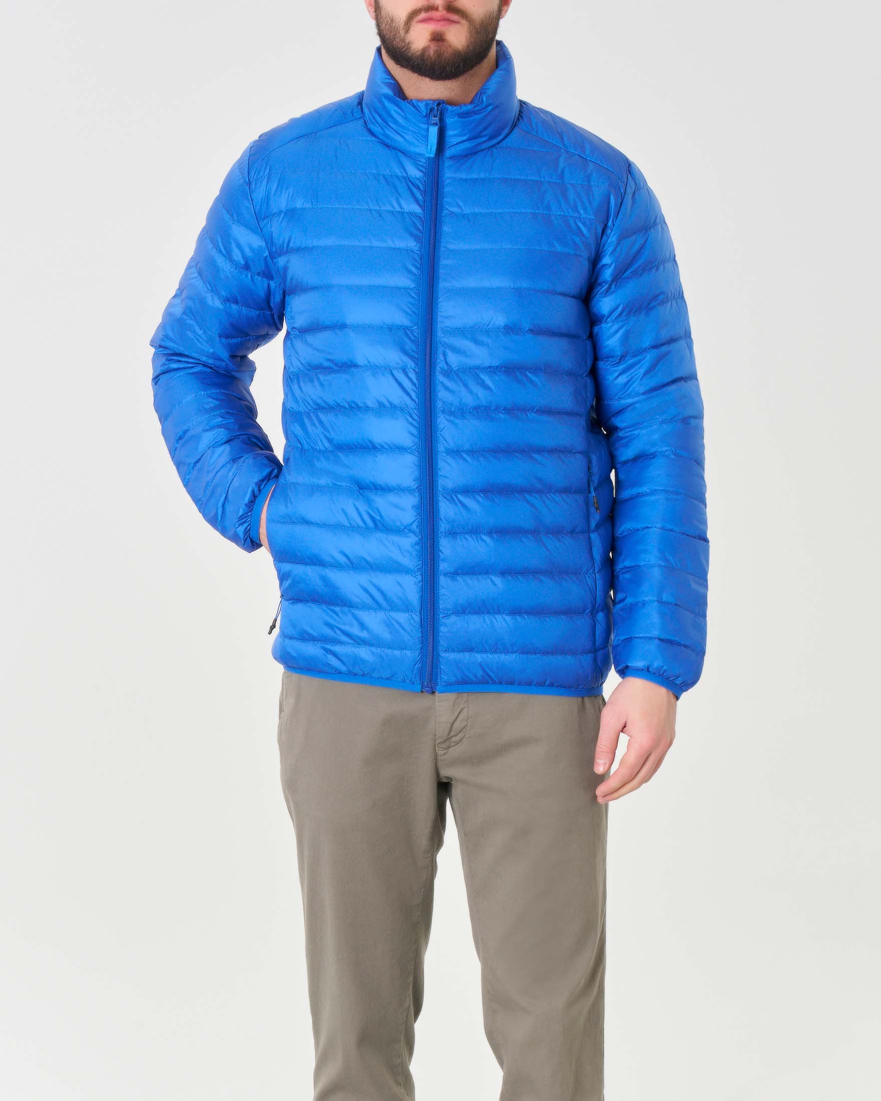 Piumino 100 grammi Pellizzari blu royal senza cappuccio