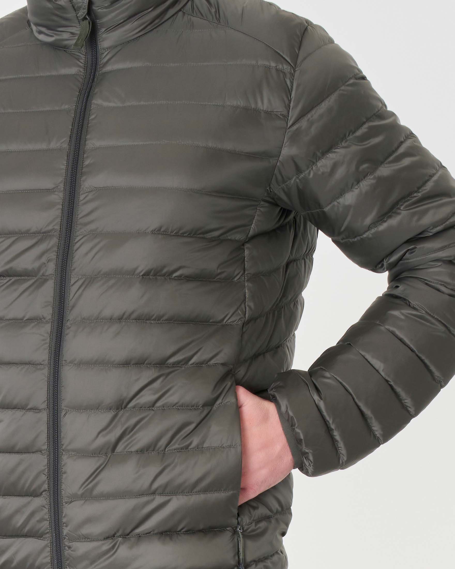 Piumino 100 grammi Pellizzari verde militare senza cappuccio image
