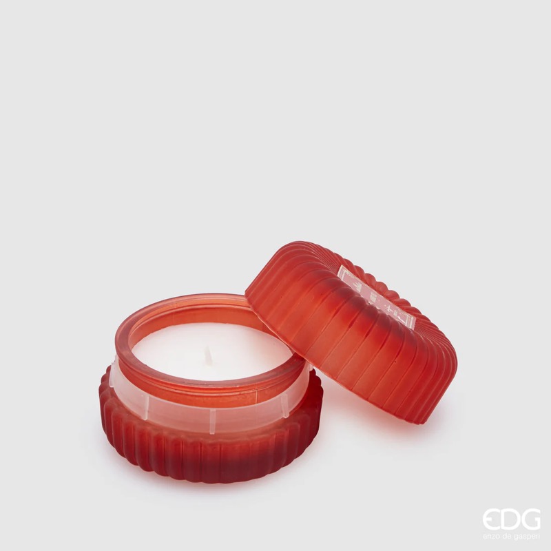 Candela Jasmine con Profumo Nordic Vetiver d.8 h.5 Edg