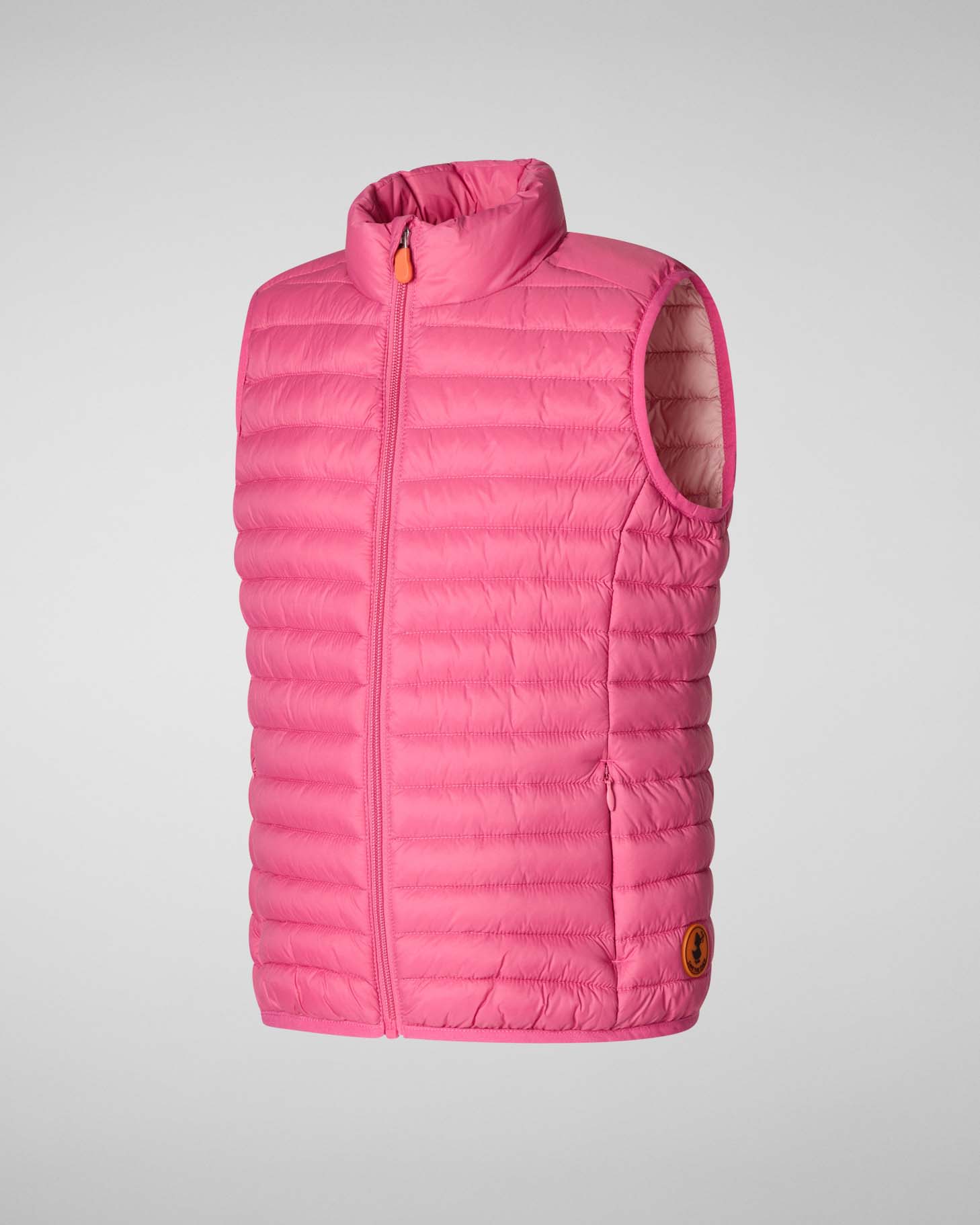 Gilet Dolin fucsia imbottito in Plumtech® con collo alto  image
