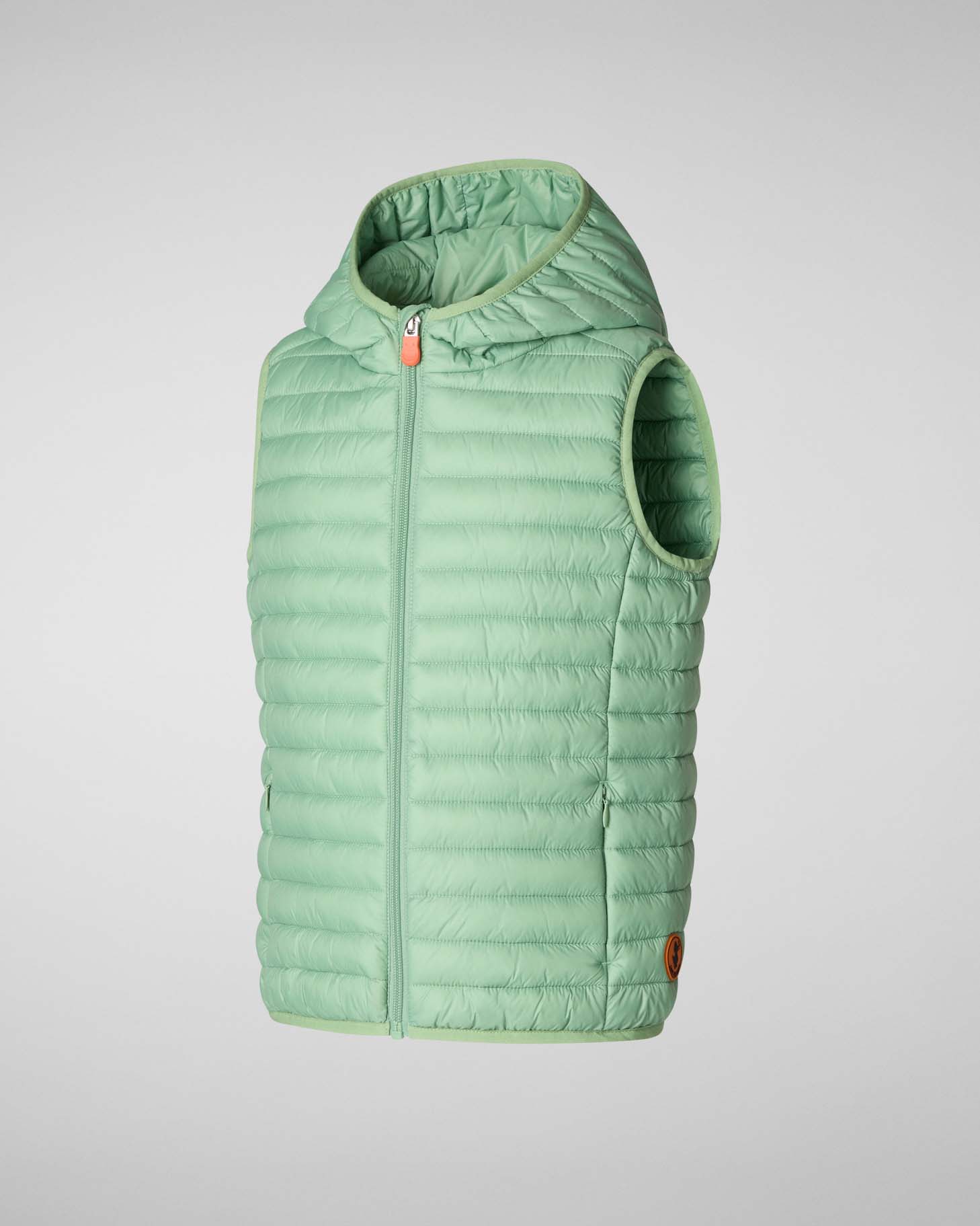 Gilet Dolin Save the duck verde menta imbottito in Plumtech® con cappuccio  image