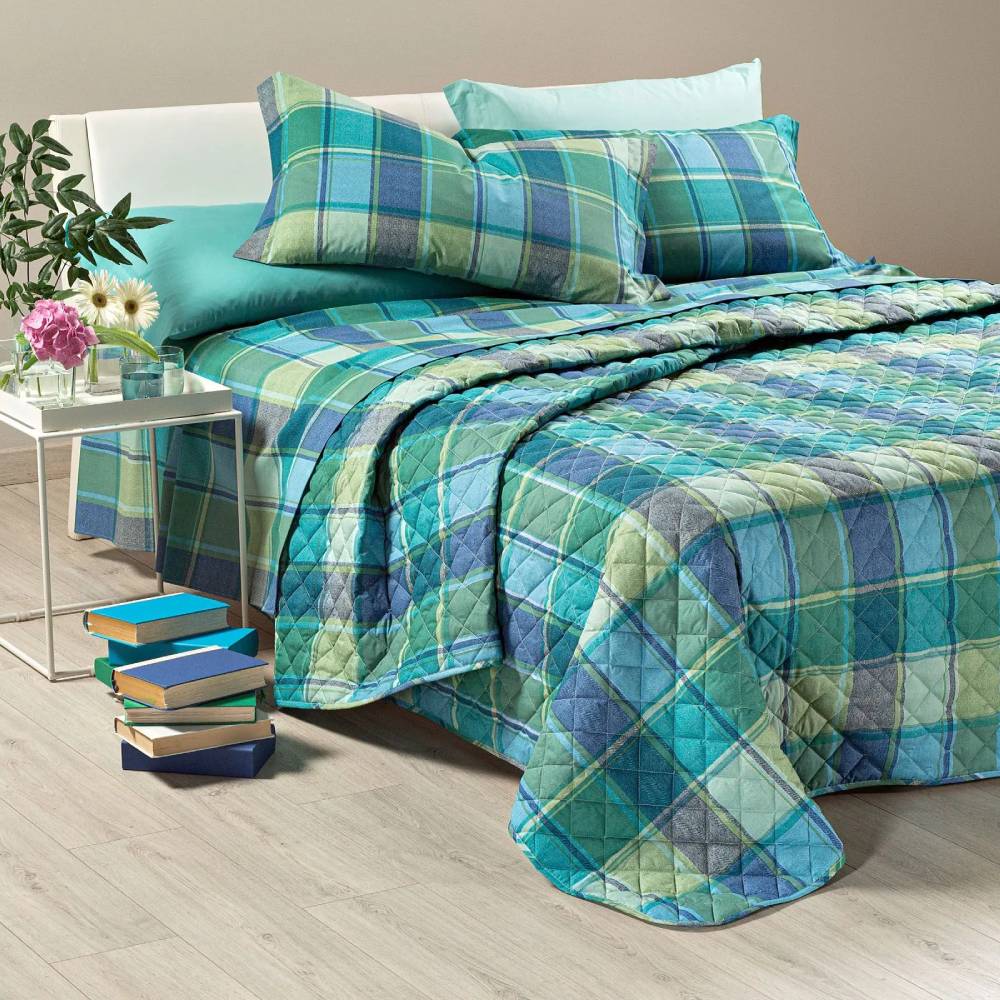 Odot Trapuntino Copriletto Matrimoniale Primaverile-Estivo, Trapuntato Copriletto Mezza Stagione con 2 Federe per Letto Singolo, Matrimoniale e Letto Una Piazza e Mezza (200x230cm,Champagne
