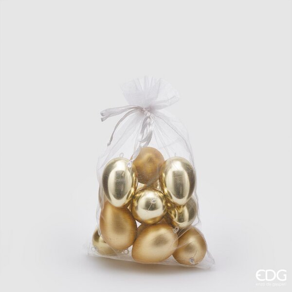 Uovo Matt+Shiny Oro Set 12 pz. h.6 Edg