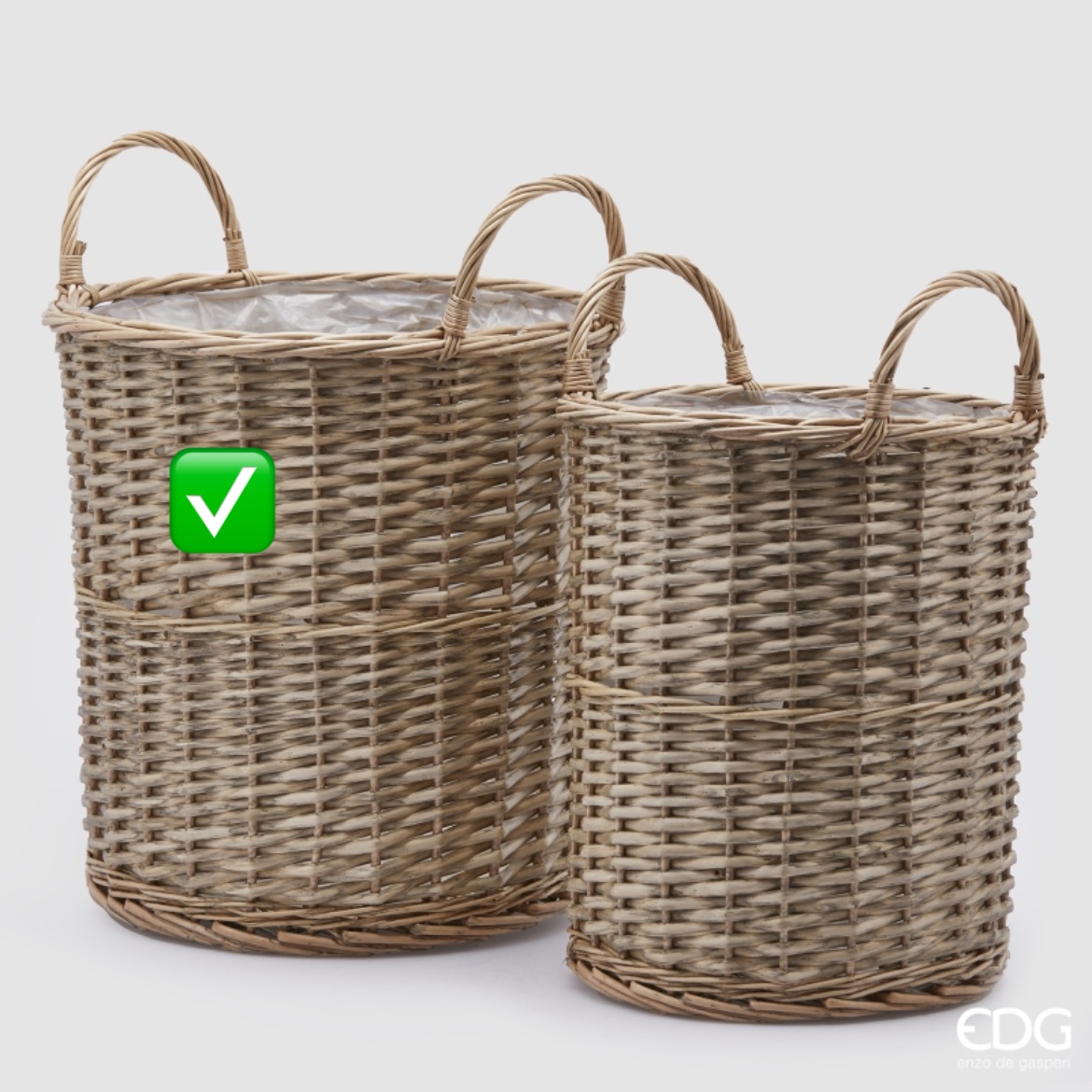 Cesto Rotondo con Manico S2 M2 d.39 h.50 Edg