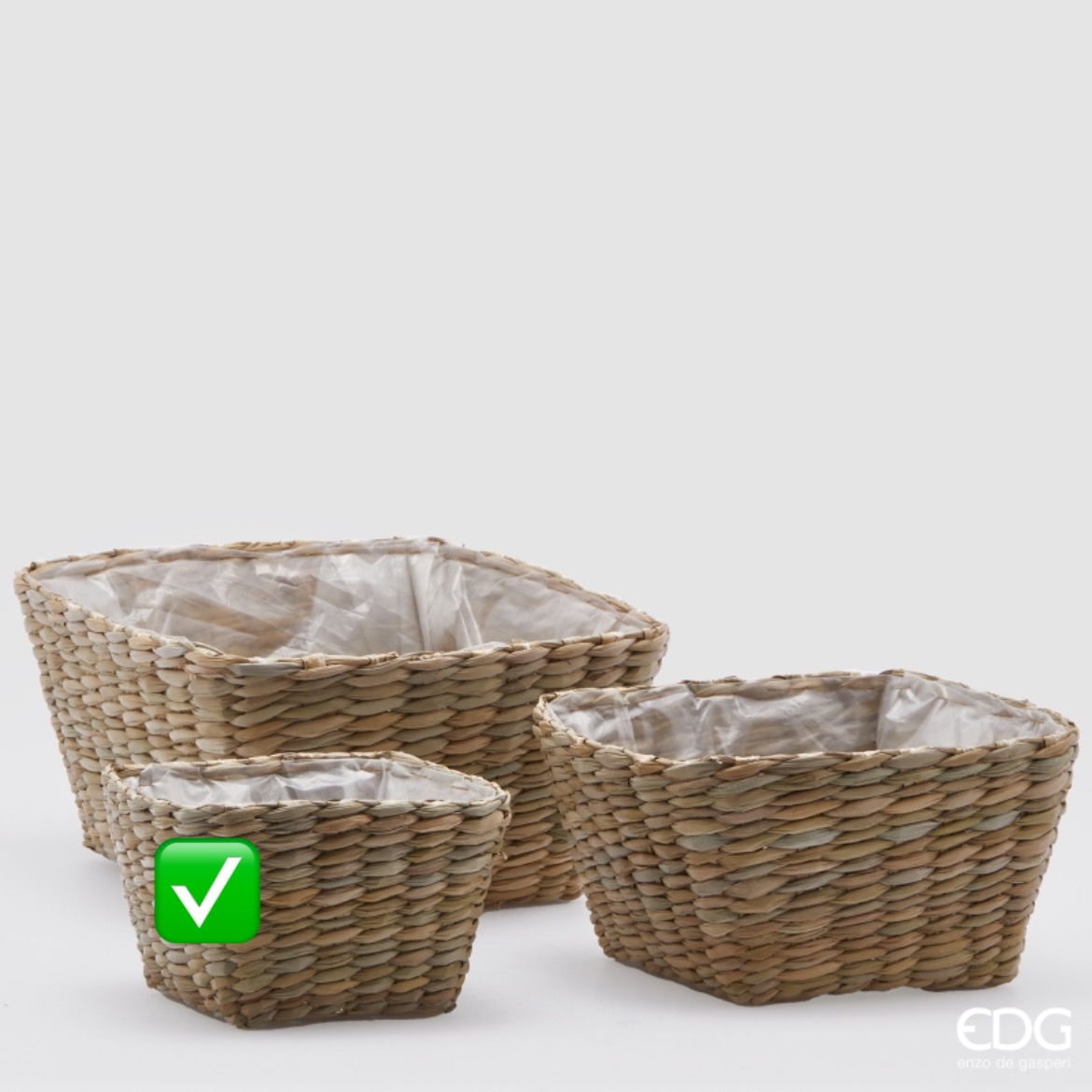 Cesto Quadrato S3 M1 18x18x12h Edg
