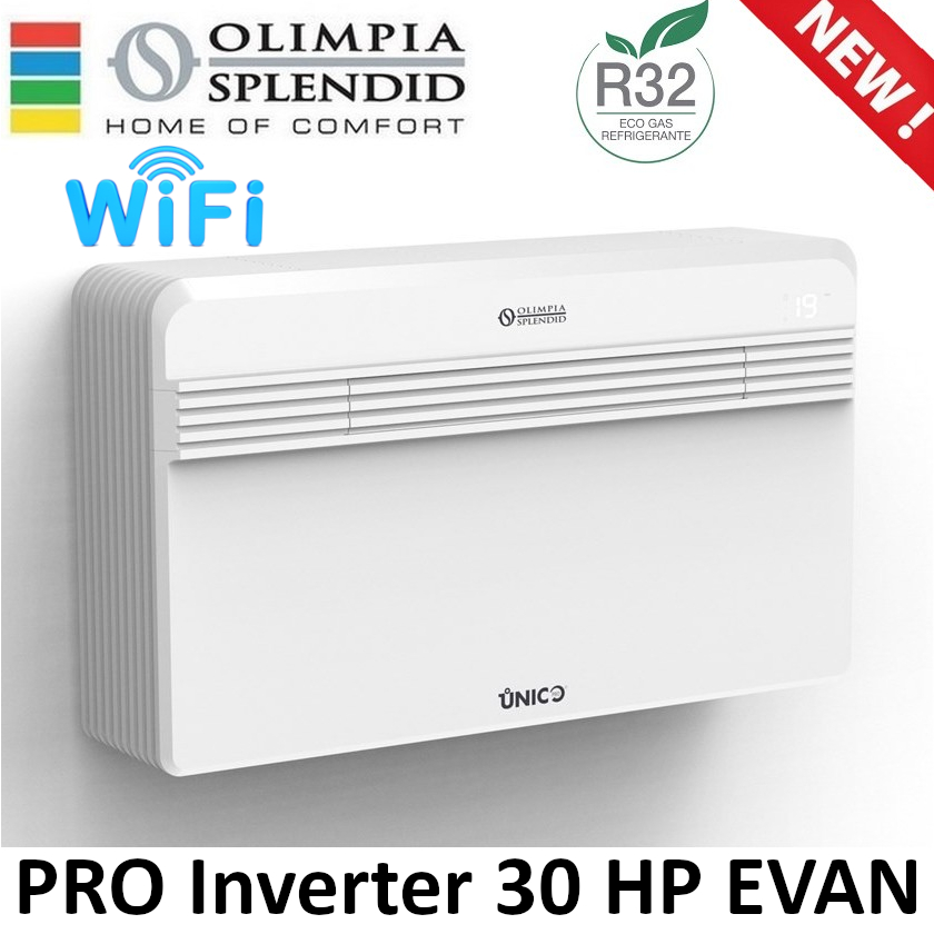 Climatiseur Mural Olimpia Splendid Unico EVO 30 HP – Chaud/froid, WiFi, Sans UE