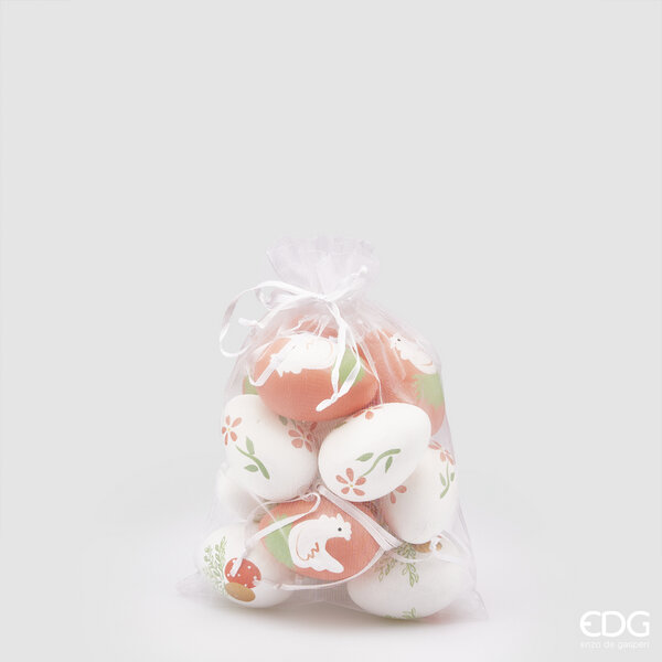 Uovo Chioccia Arancio Set 12 pz. h.6 Edg