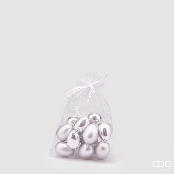 Uovo Matt+Shiny Viola Set 12 pz. h.4 Edg