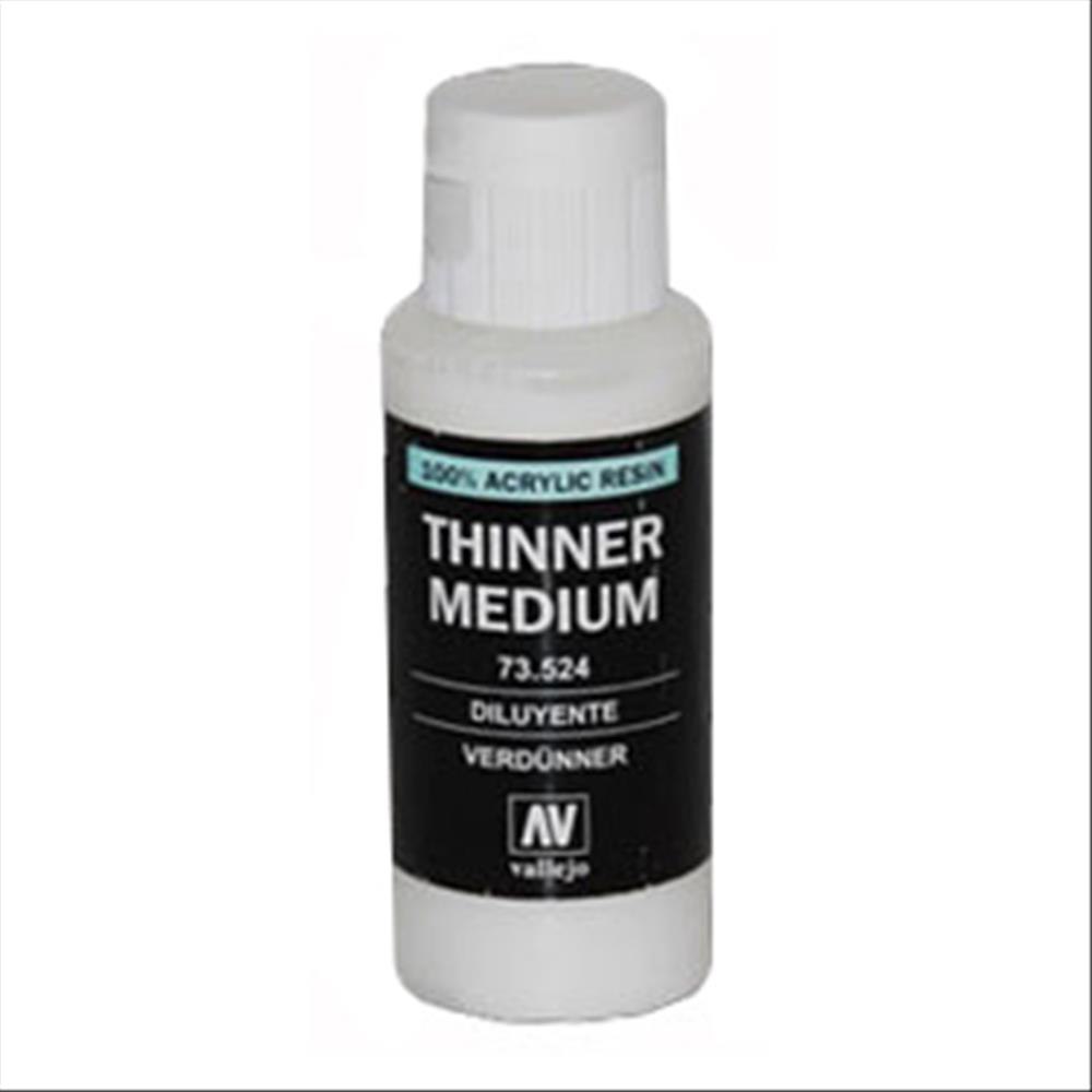 Vallejo Auxiliary Thinner Model Color Thinner 60 ml | Steel Models