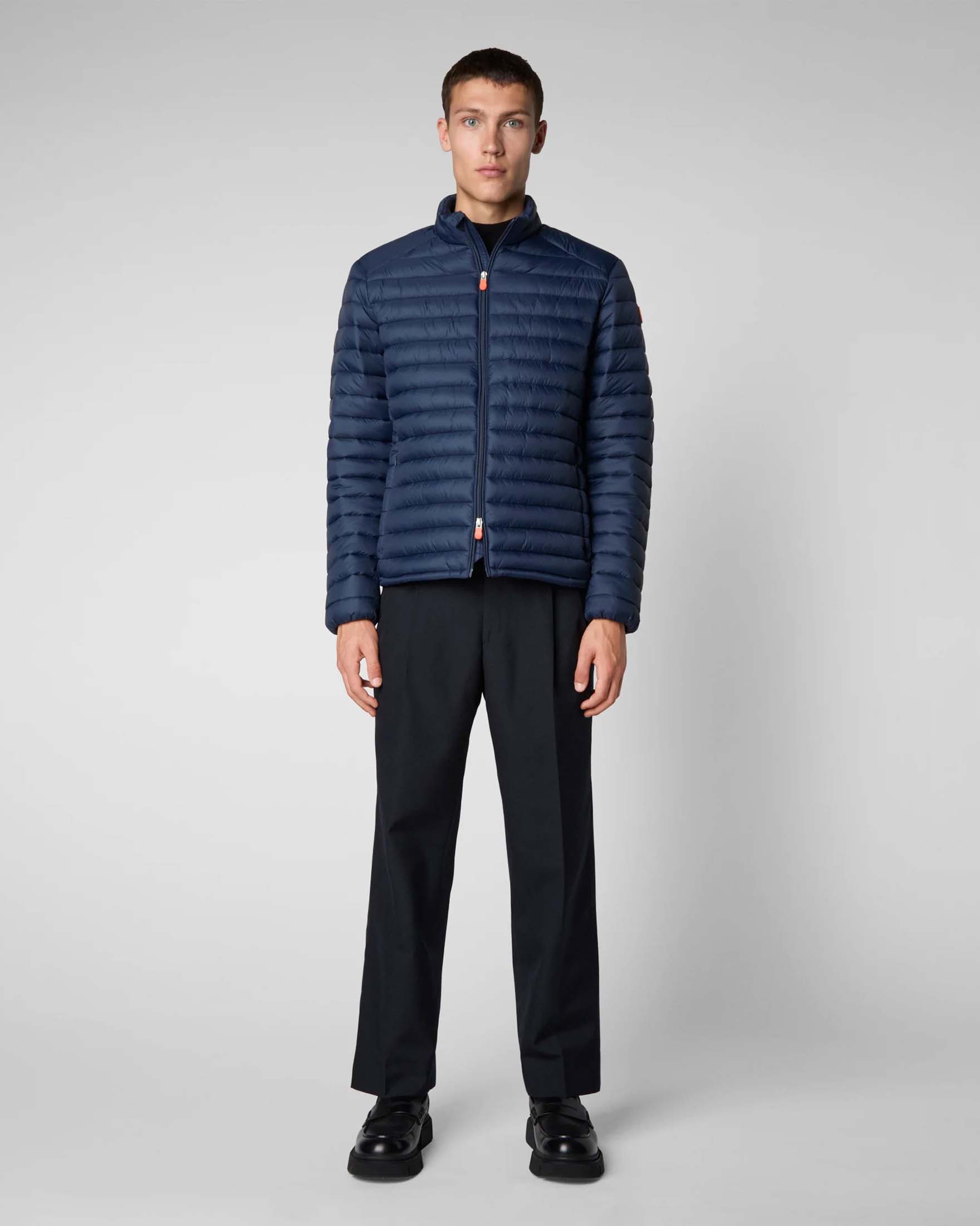 Piumino Alexander blu navy senza cappuccio imbottito Plumtech®