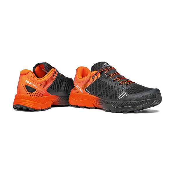 Orange trail running shoes best sale