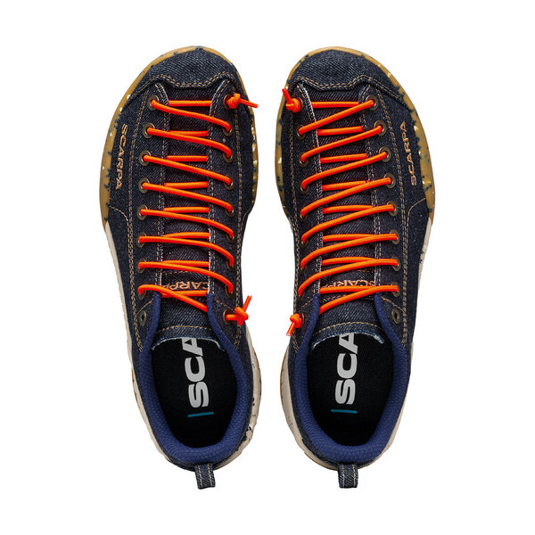 MOJITO PLANET DENIM Blue Denim Recycled Sneaker SCARPA