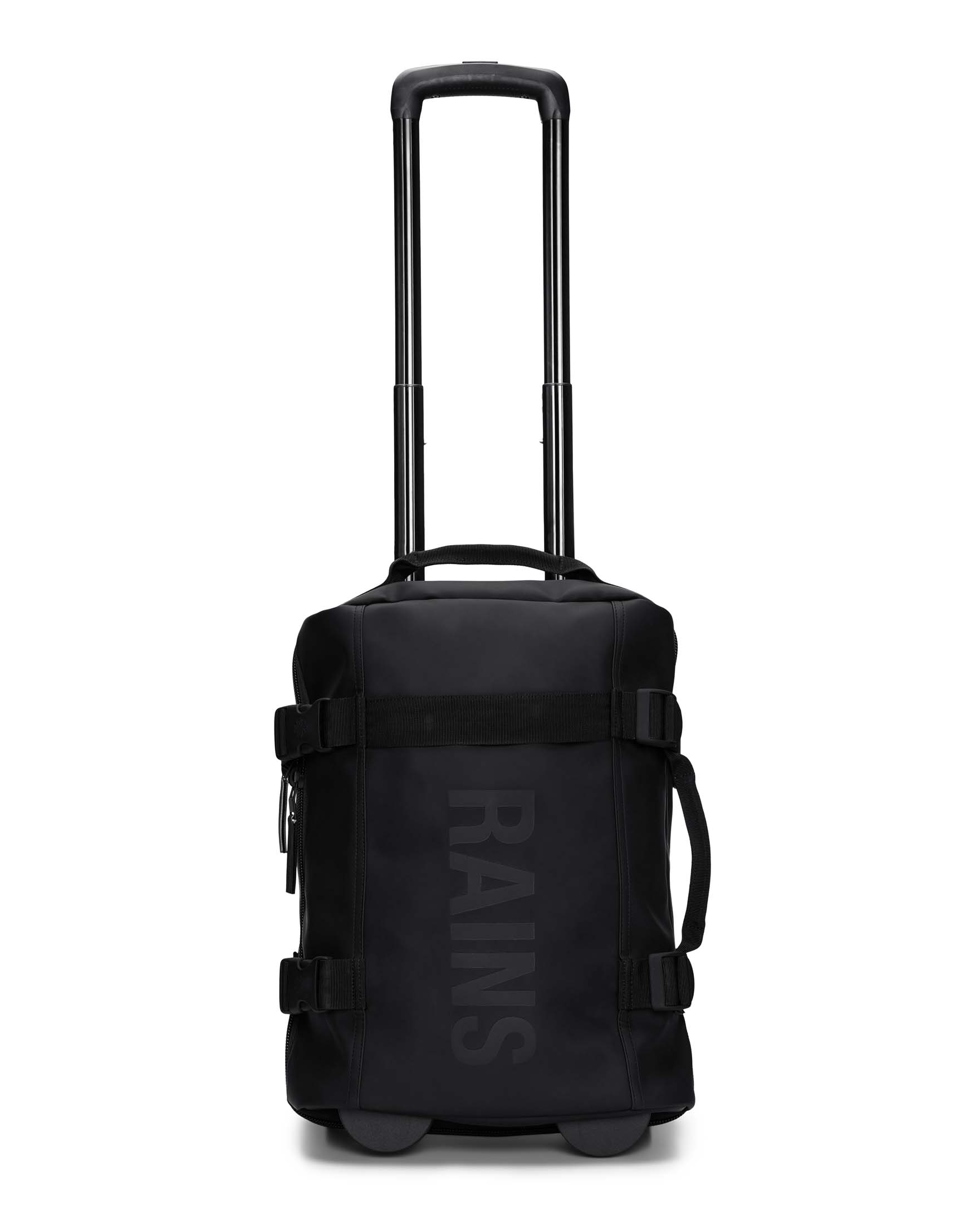 Texel Cabin Bag Mini Rains nero in tessuto impermeabile effetto gommato image