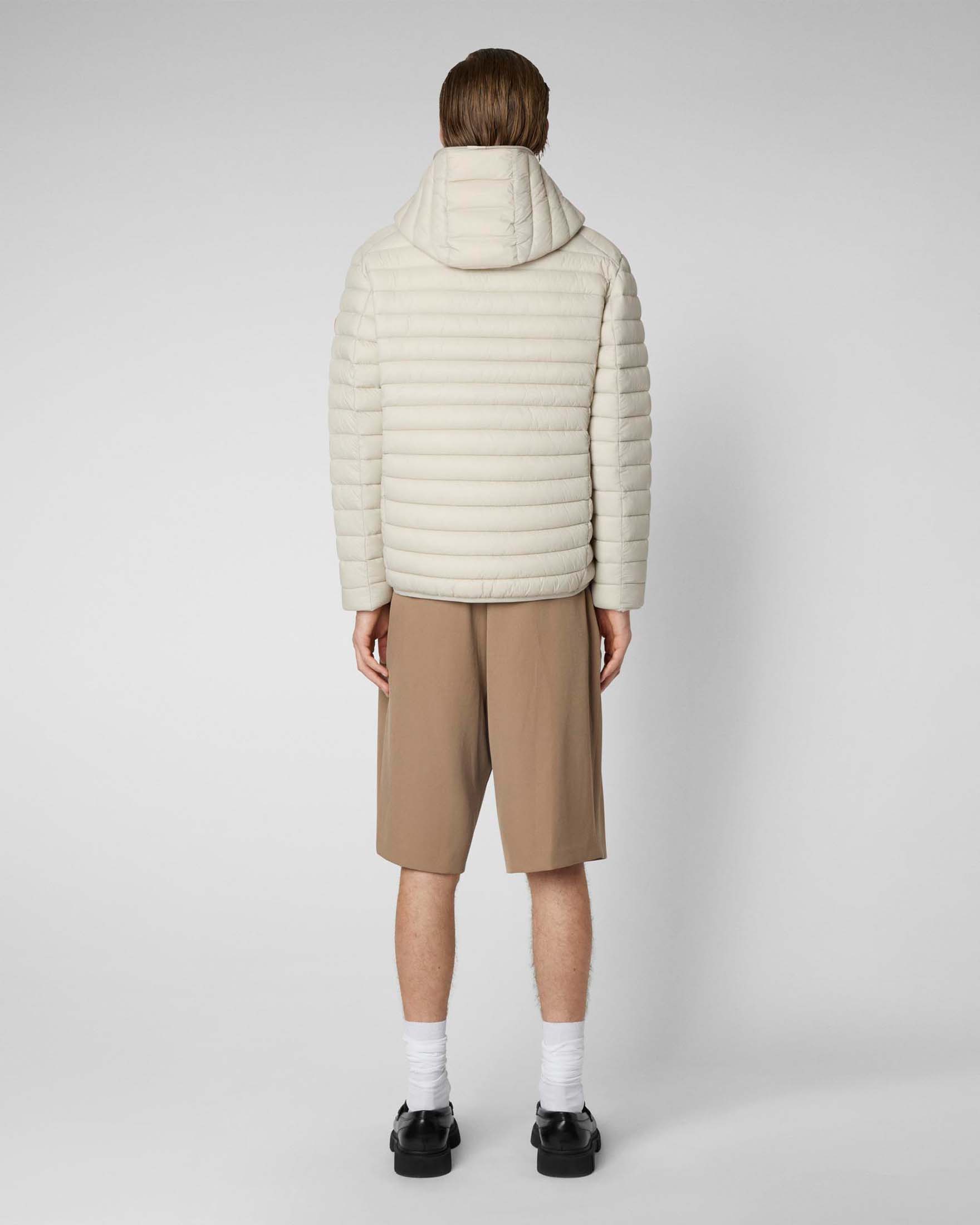 Piumino Donald avorio con cappuccio imbottito in Plumtech® 100 grammi image