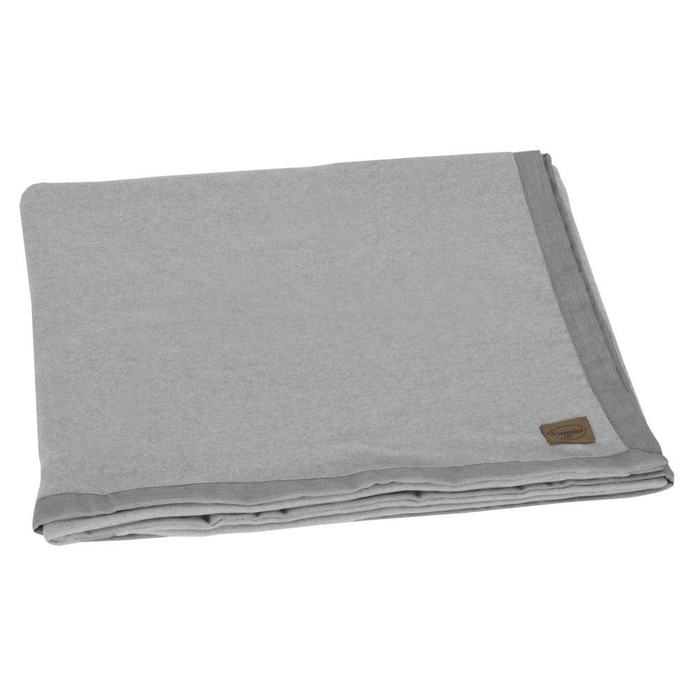 Love Cashmere Coperta Da Viaggio In Puro Cashmere 4 Capi – Grigio Chiaro – Realizzata A Mano In Scozia