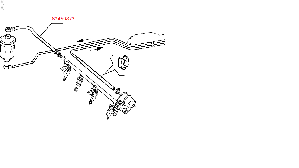 Flessibile Carburante DRM2205 Per Volvo V50, V70, C30, S40 - Ricambio Compatibile - Foto 4
