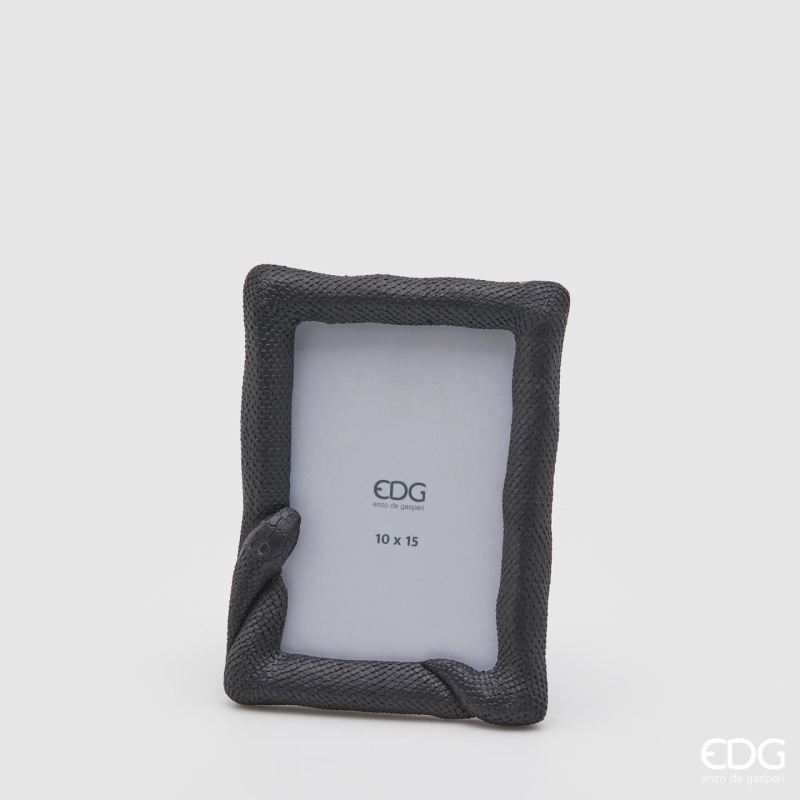 Portafoto Snake Poly Nero 10x15 Edg