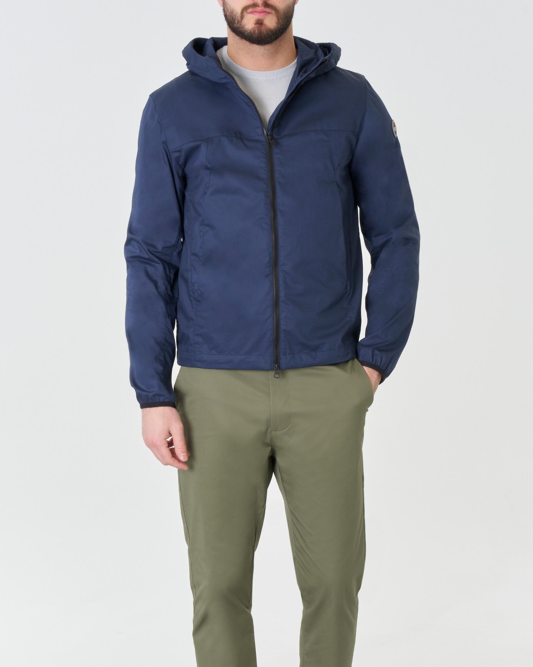 Jack&Jones giubbino uomo con cappuccio blu