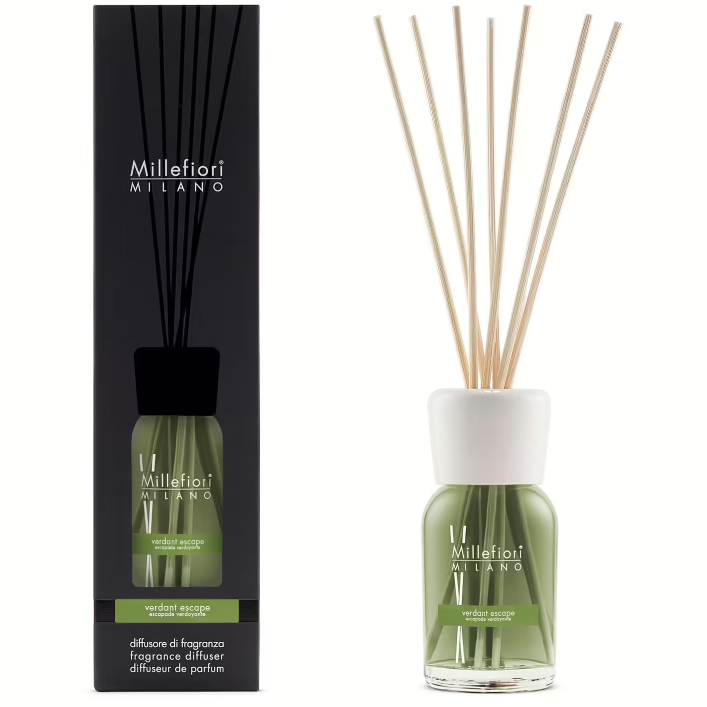 Diffusore di Fragranza a Stick 100 ml. Verdant Escape Millefiori Milano