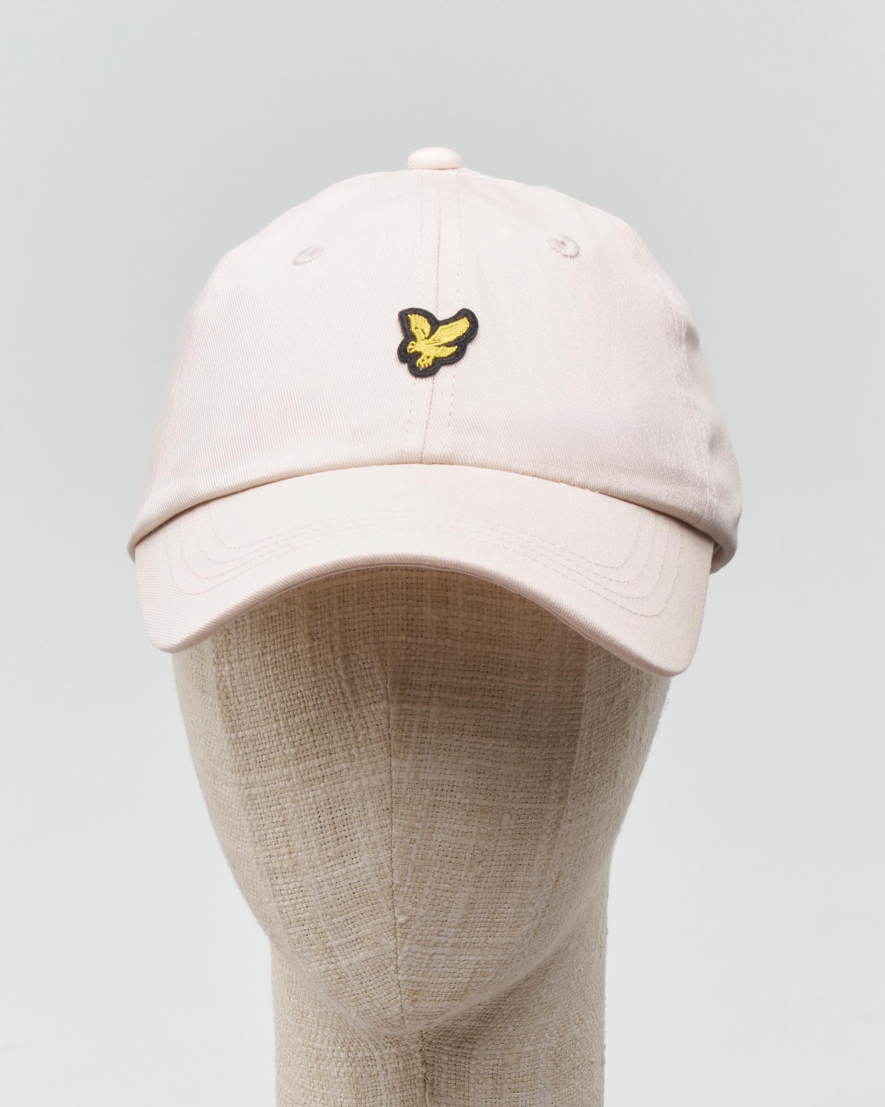 Berretto baseball color panna con logo aquila gialla image