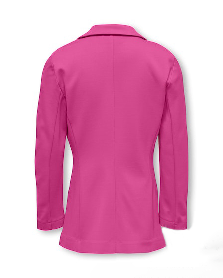 Blazer lungo fucsia monopetto in punto milano 8-14 anni image