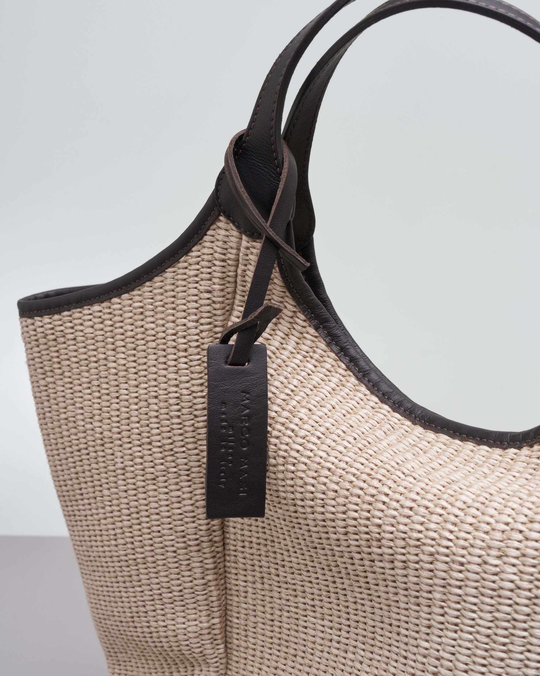 SACHET Borsa a spalla 485 Tessuto Testa di Moro vintage