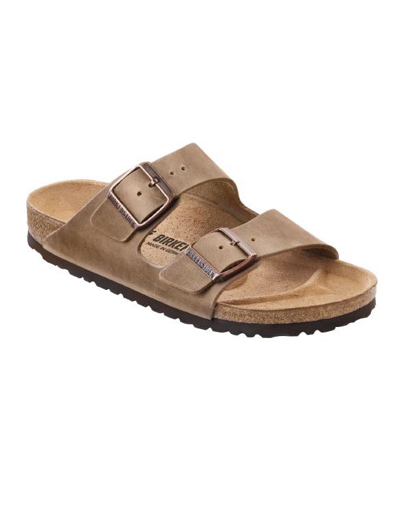 Sandalo Arizona beige in pelle oleata invecchiata