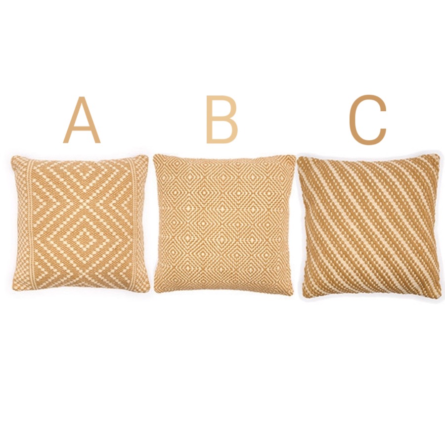 Cuscino Imbottito 3A Beige 45x45 Nuvole di Stoffa