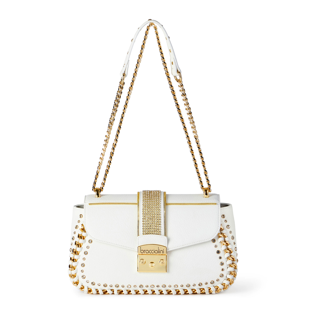 Rock Borsa a tracolla B17612 Bianco
