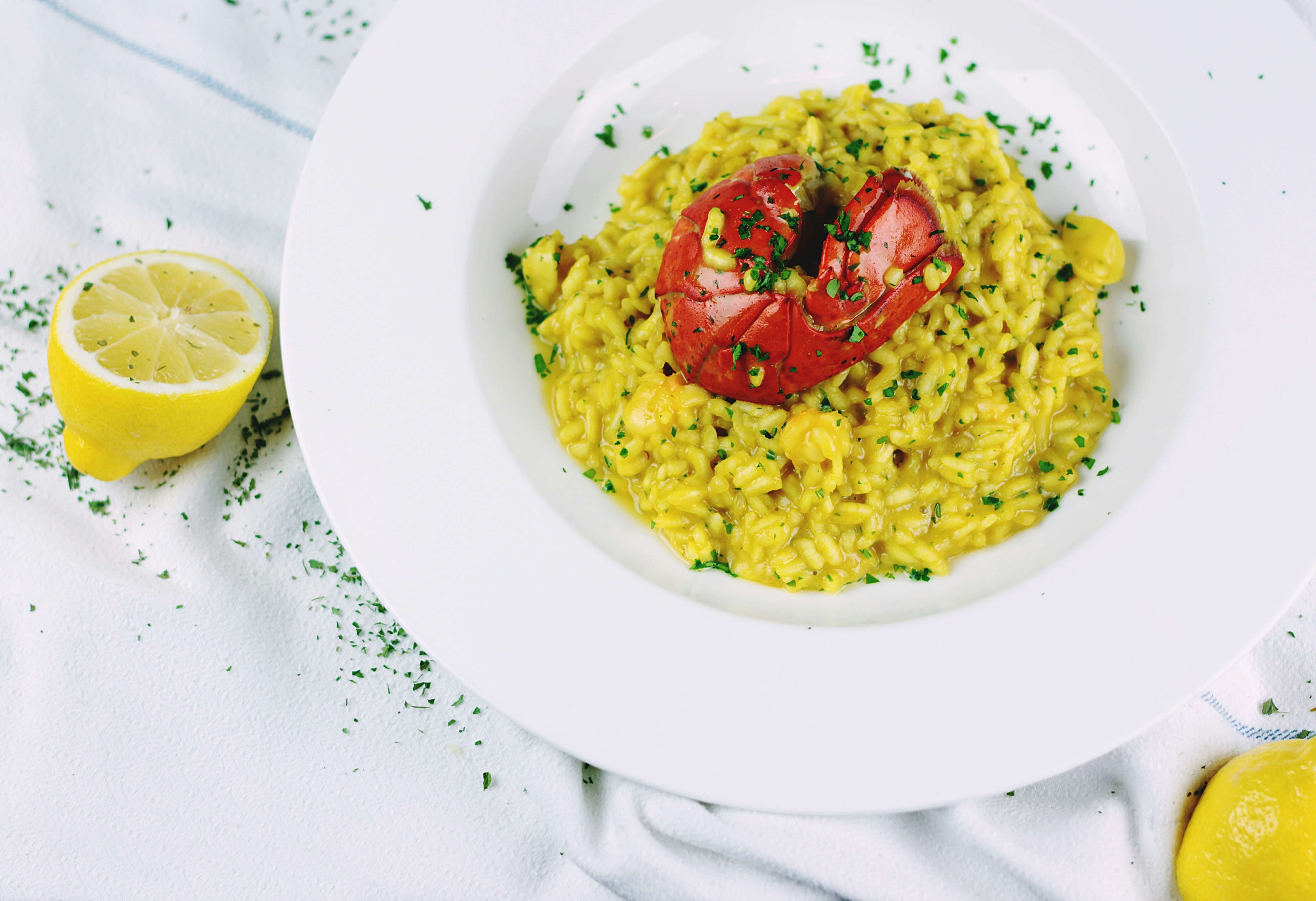 Risotto al Prosecco Superiore DOCG e limone
