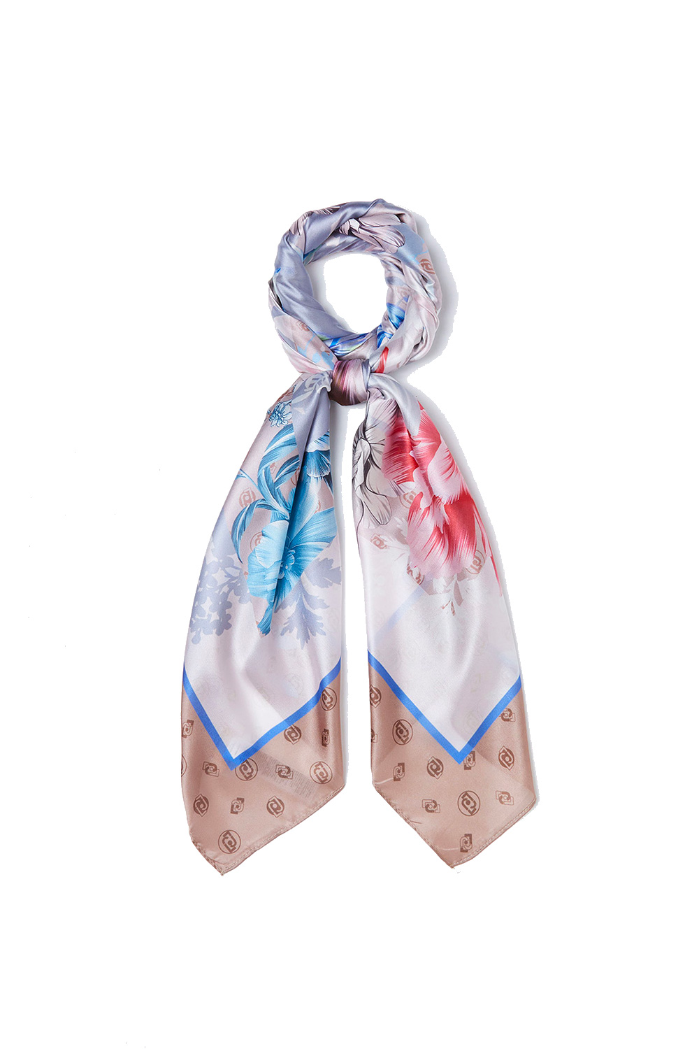 Foulard con Stampa Floreale