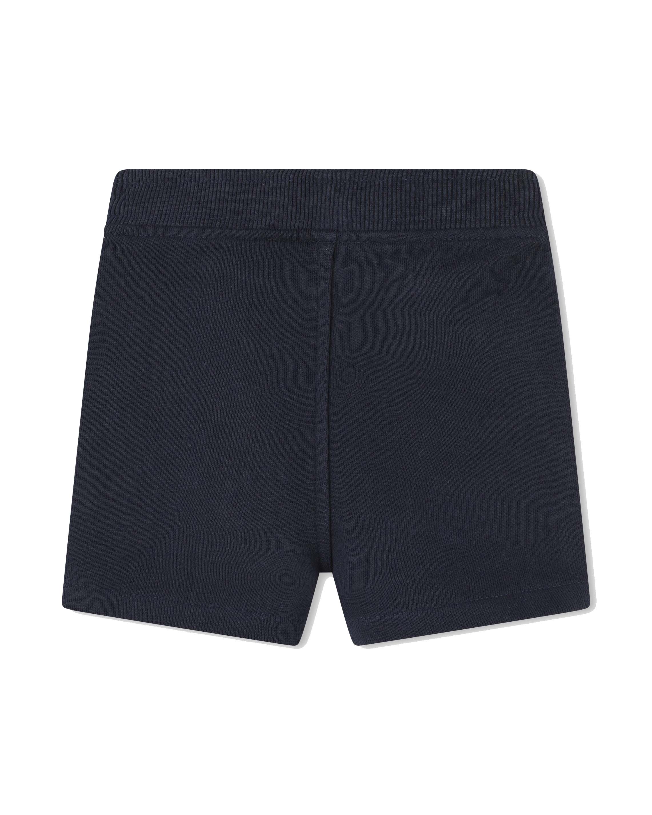 Bermuda blu in felpa di cotone con coulisse 2-3 anni image