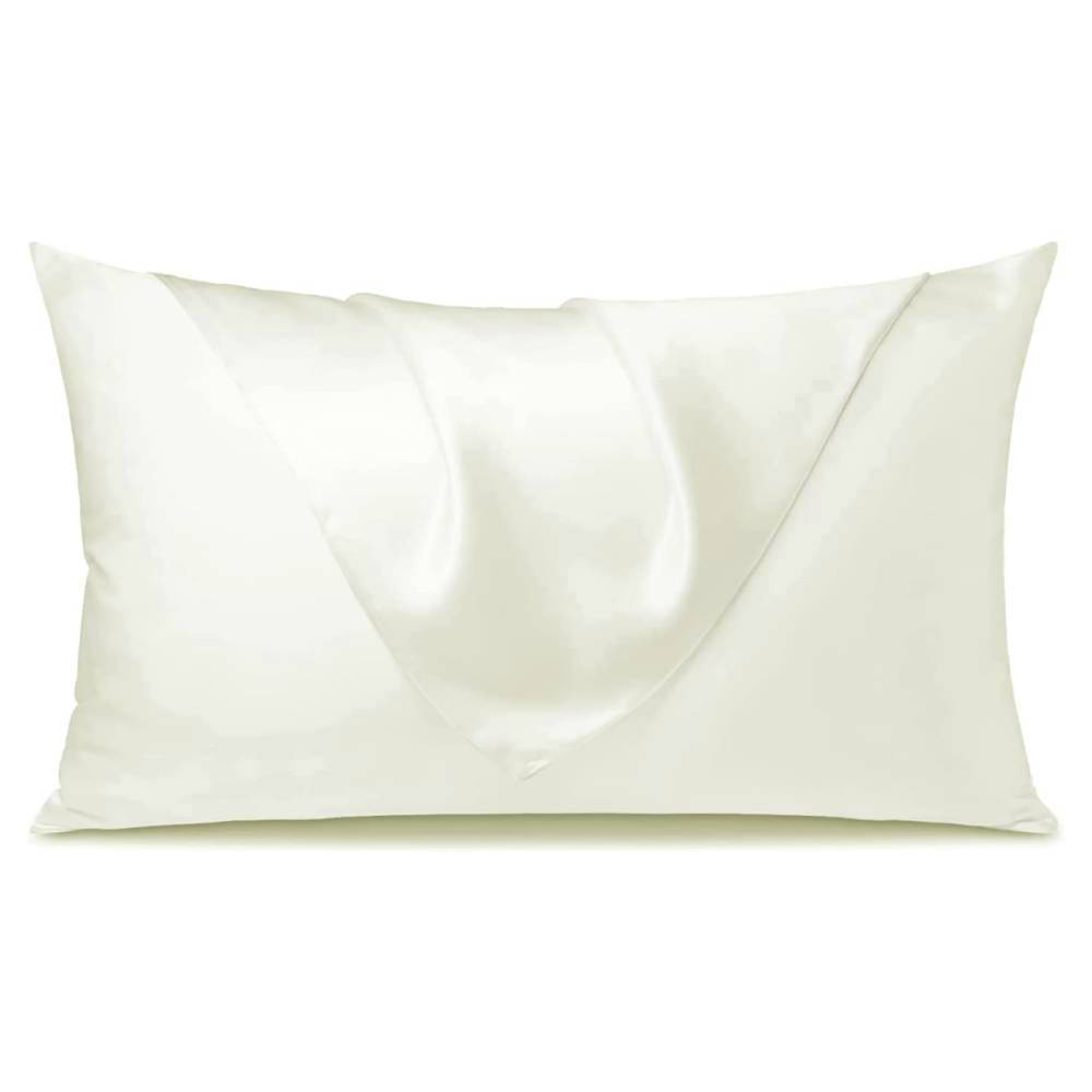 Ivory silk pillowcase best sale