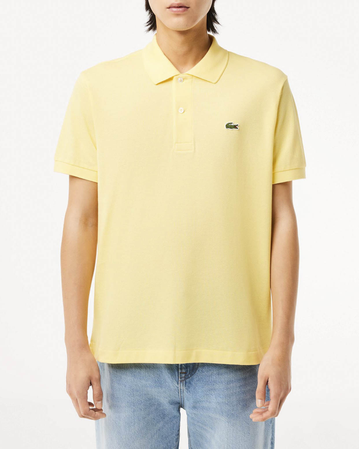 Polo gialla classic fit L.12.12 in petit piqué