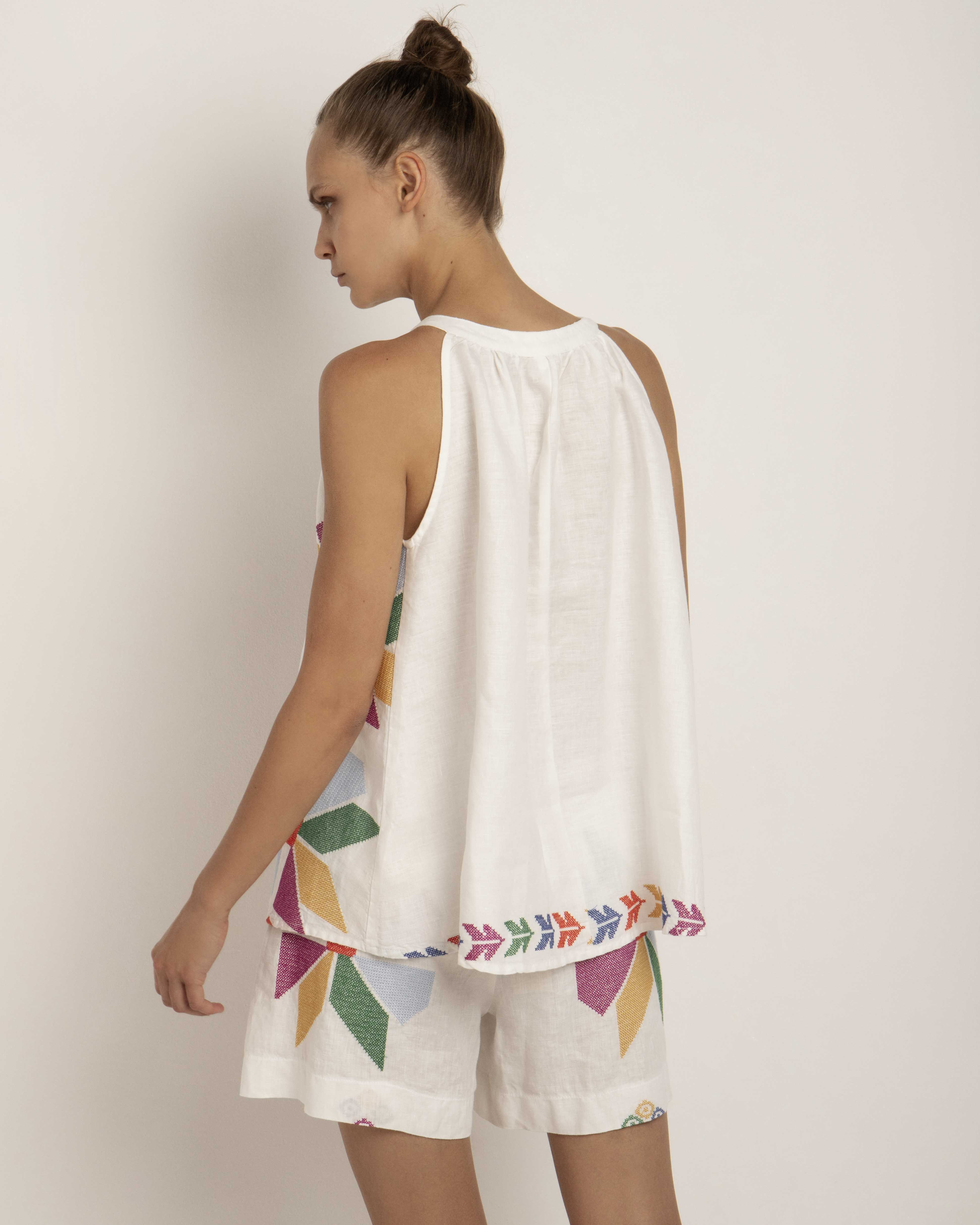 2024 primavera autunno da donna con stampa floreale Sexy top corti da donna a ma
