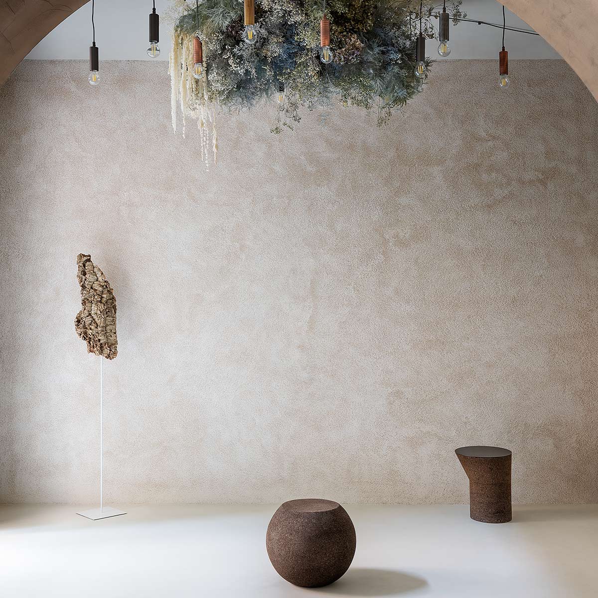Materia Viva Sughero | Novacolor Showroom in Milan
