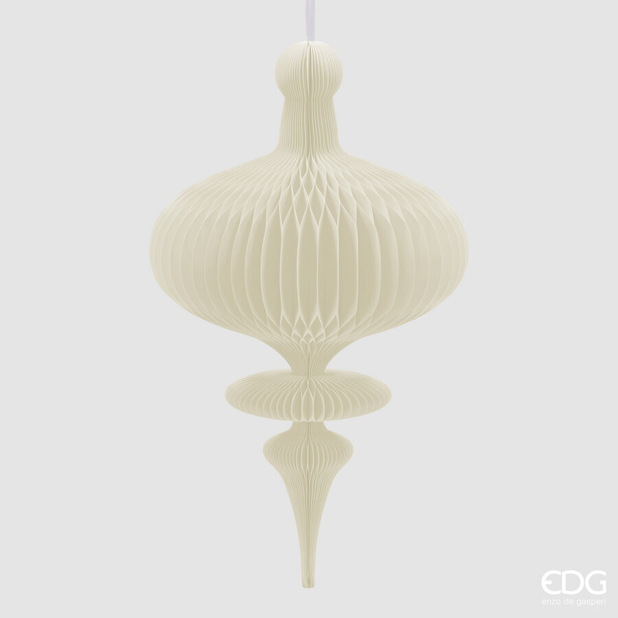 Origami Trottola Bianco d.58 h.100 Edg