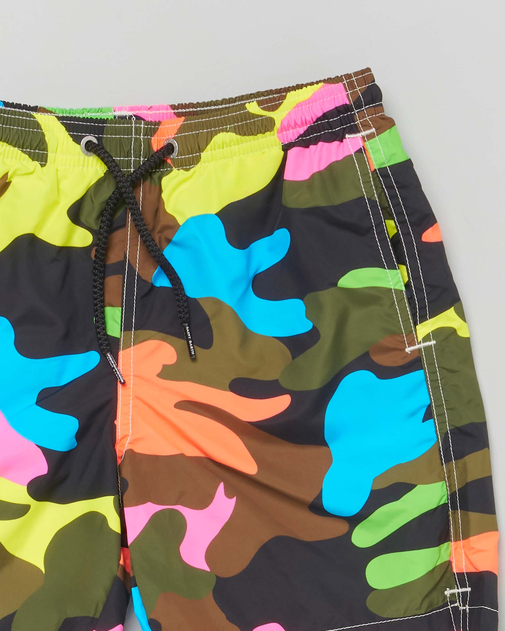 Boxer mare comouflage MC2 Saint Barth a macchie fluo colorate  image