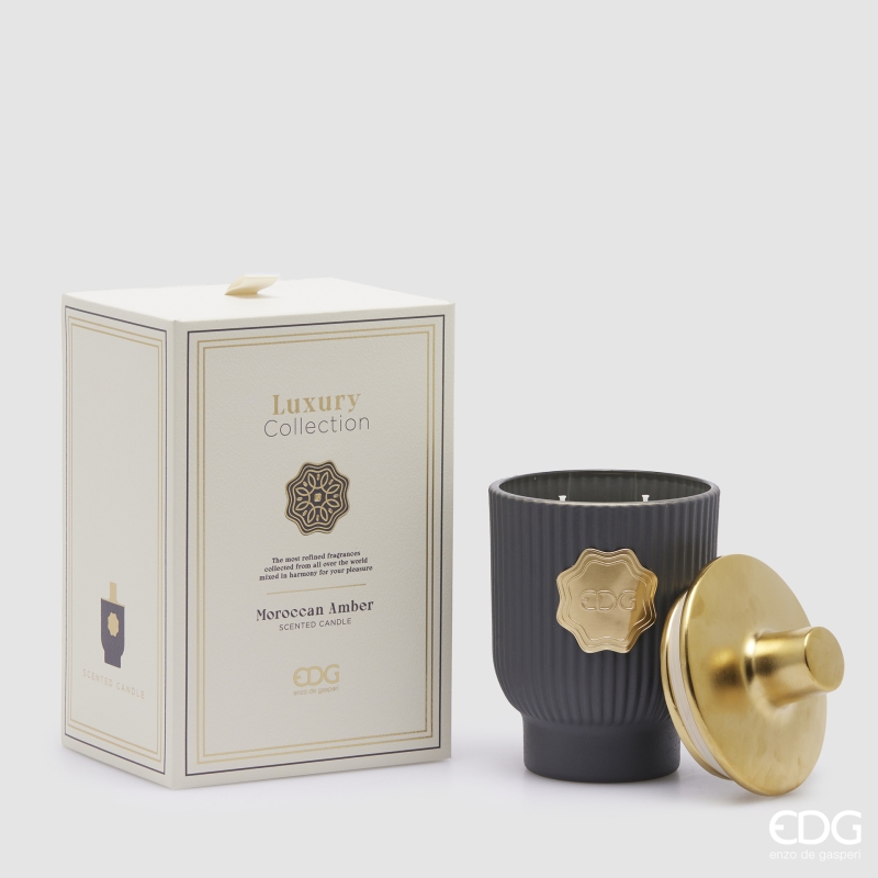 Candela Profumata Luxury Collection Moroccan Amber 420g Edg
