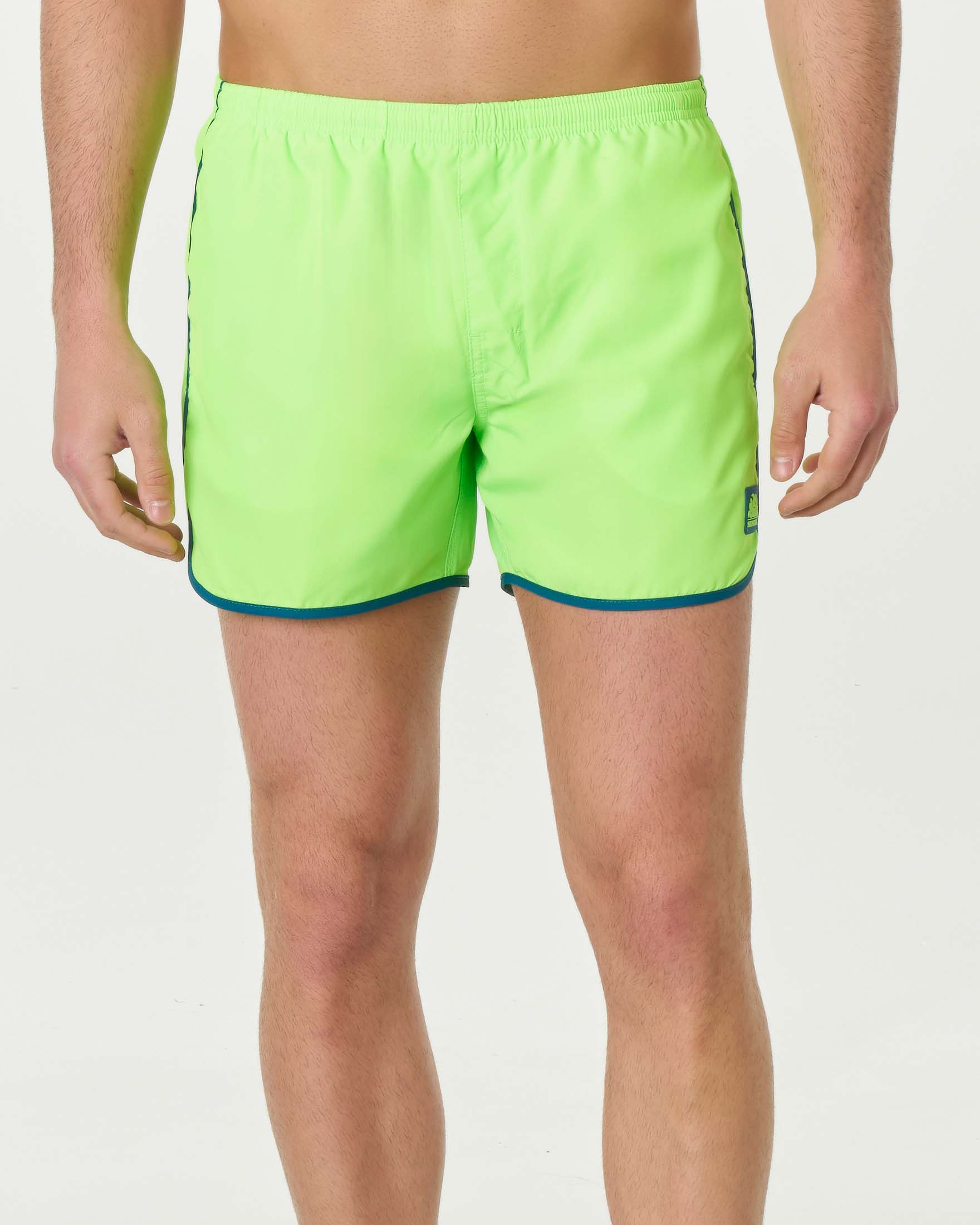 Boxer mare running verde fluo con profilo ottanio