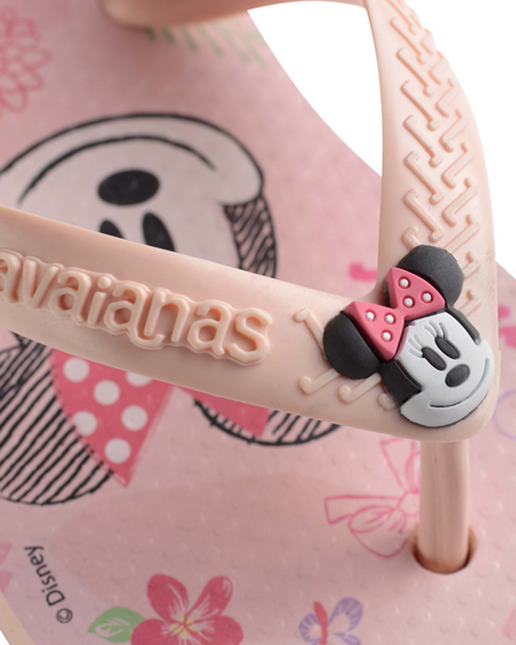 Havaianas Baby Disney Class rosa a fantasia Minnie con elastico 