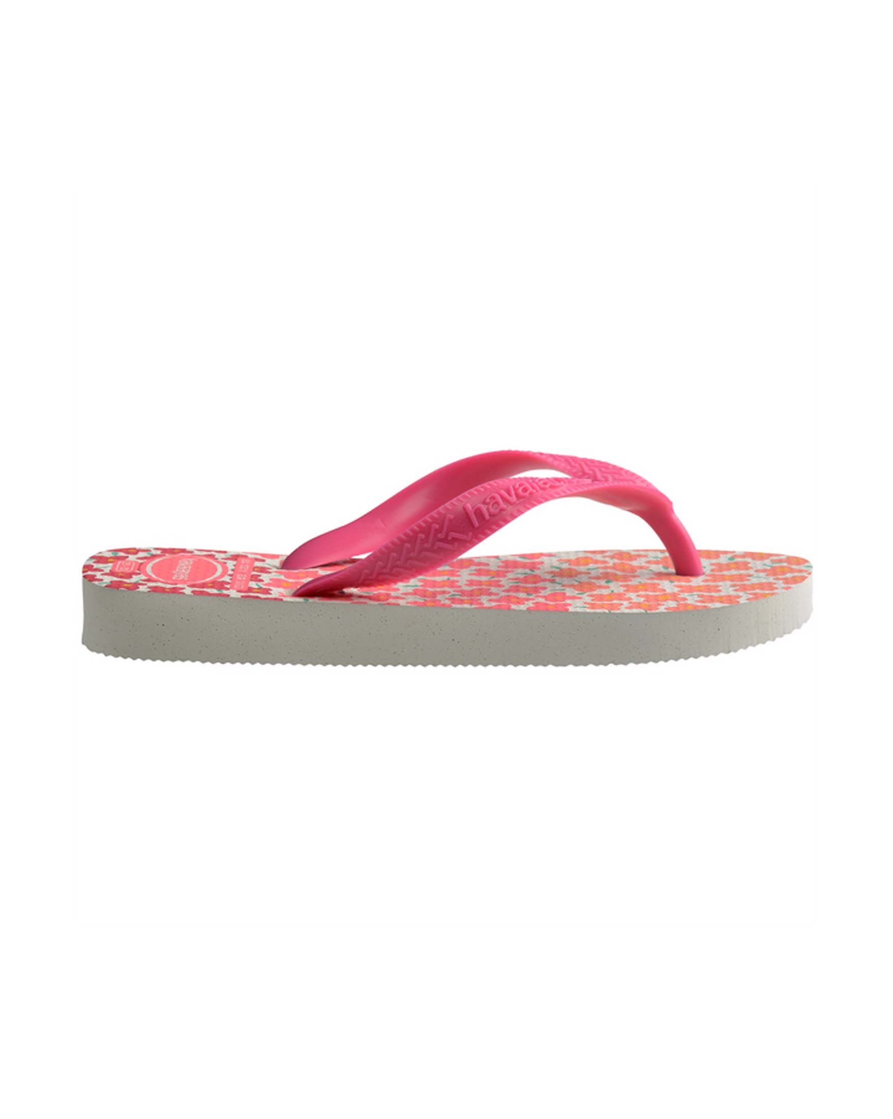 Havaianas Kids Flores a fantasia floreale multicolore e cinturino fucsia 