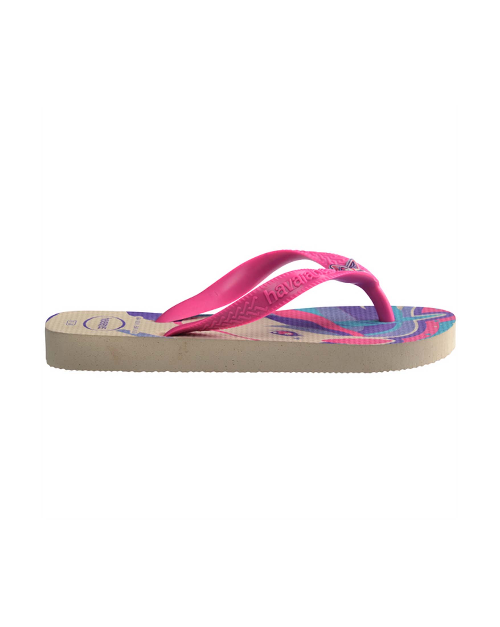 Havaianas Kids Fantasy con stampa unicorno e cinturino fucsia 