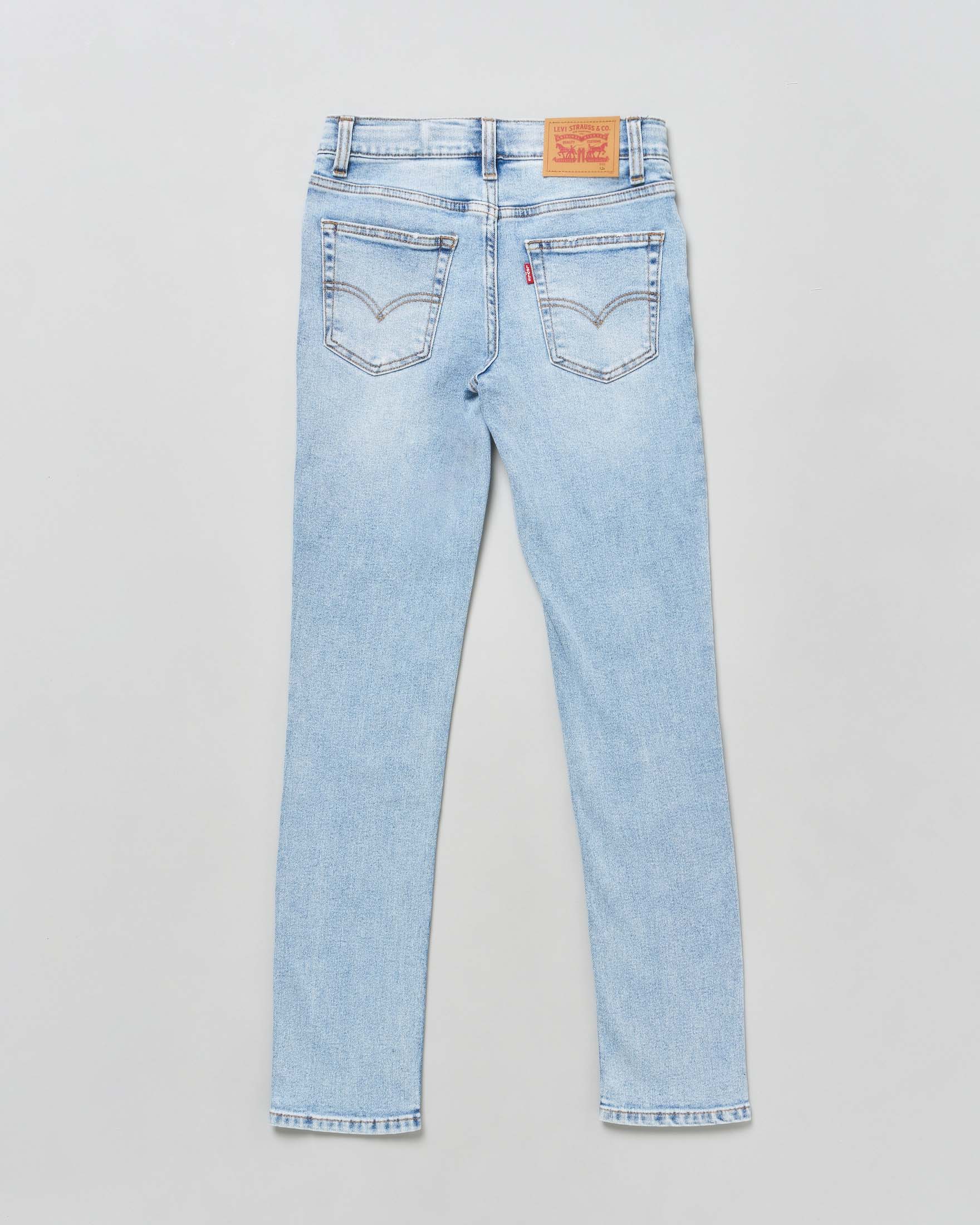 Jeans 510 skinny in cotone stretch a lavaggio chiaro bleach wash 