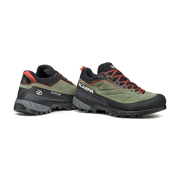 RAPID XT GTX WMN     -     The all-around waterproof shoe     -     Birch Green - Coral - thumb image 6