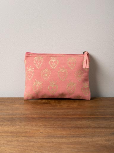 Pochette Rosa con Ex Voto 13x19