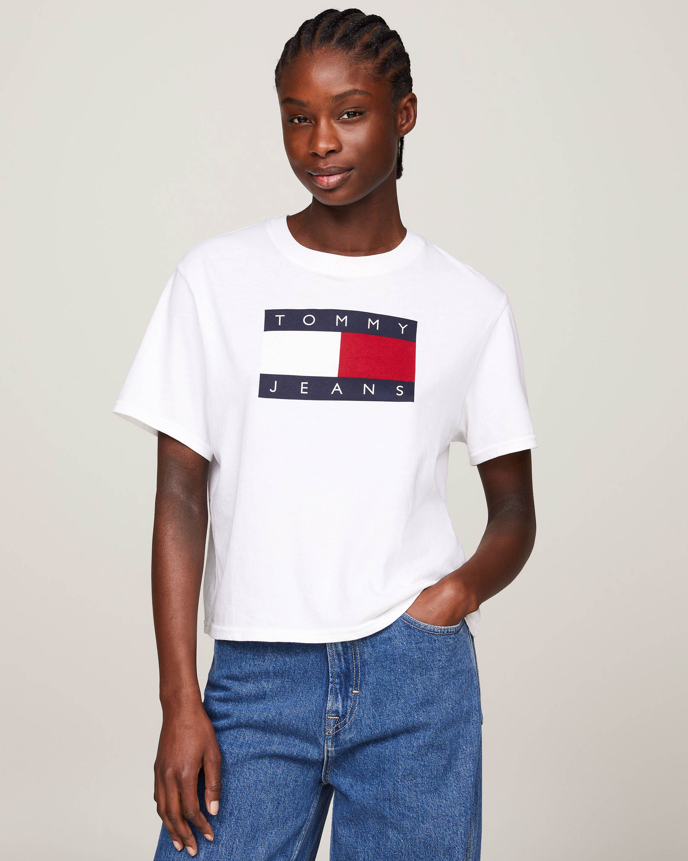 Maxi t shirt bianca deals