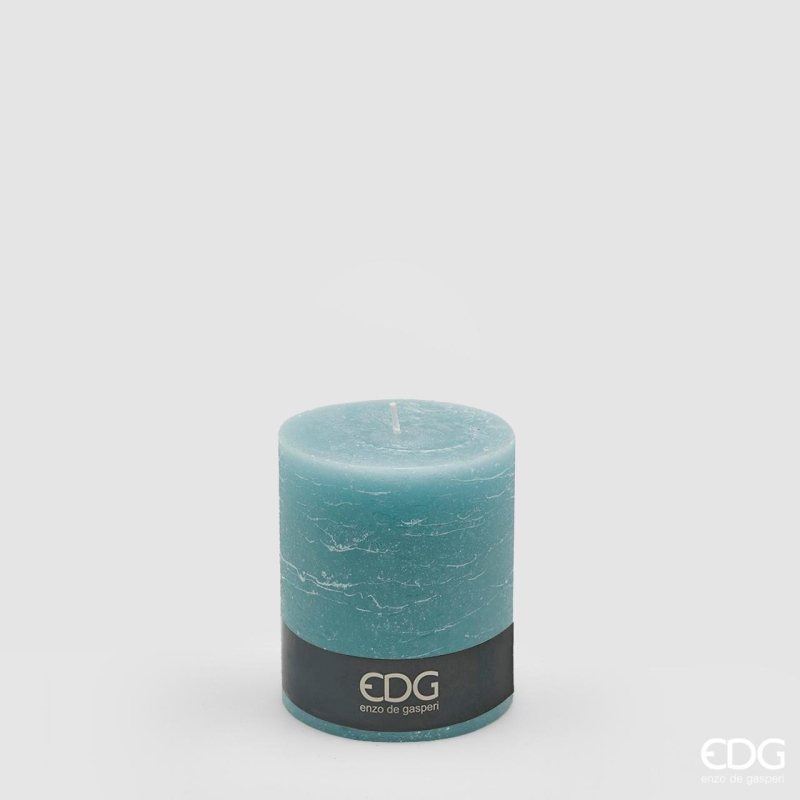 Candela Rustic Moccolo Ottanio h.7 d.6 Edg