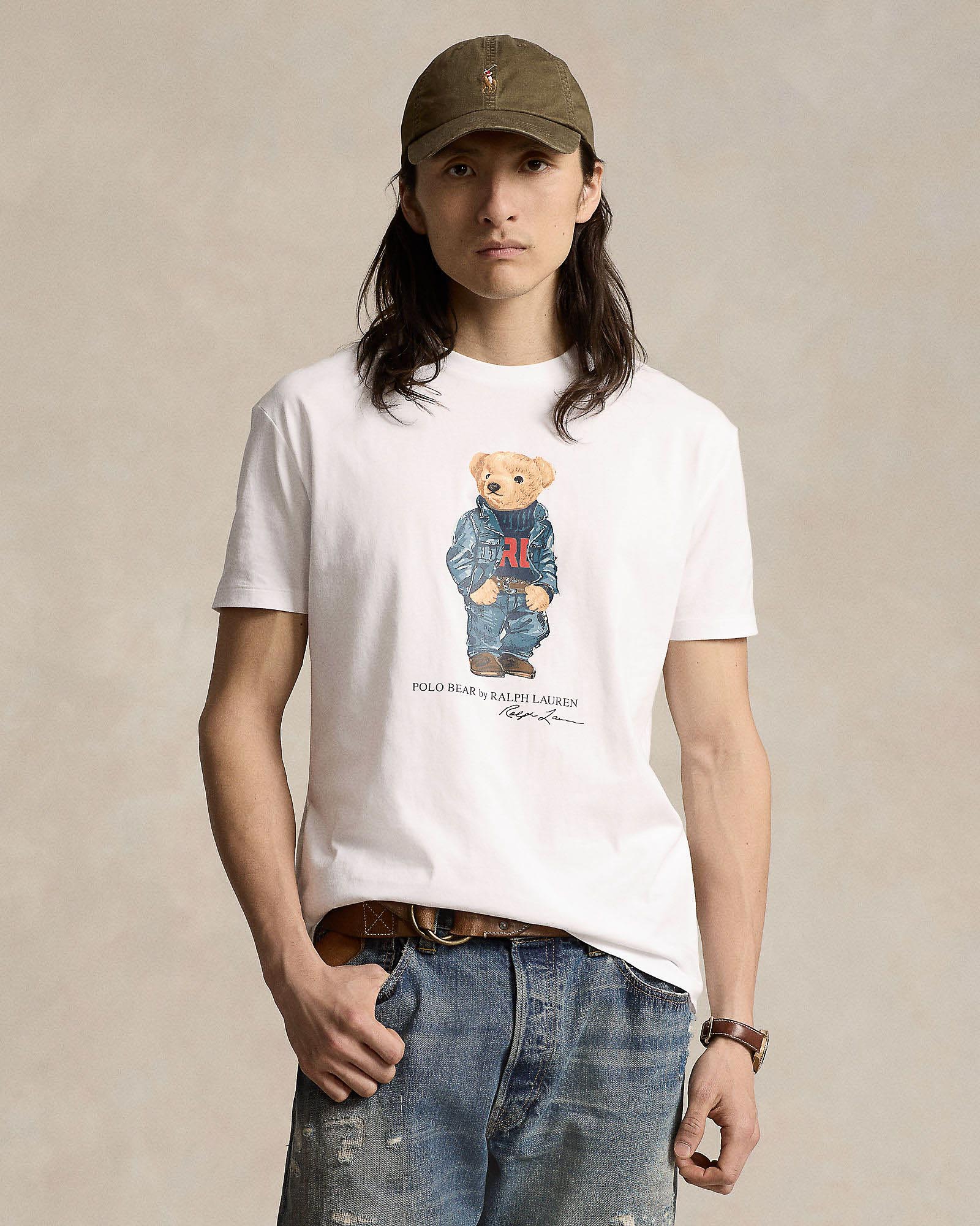 Maglietta ralph lauren bianca clearance