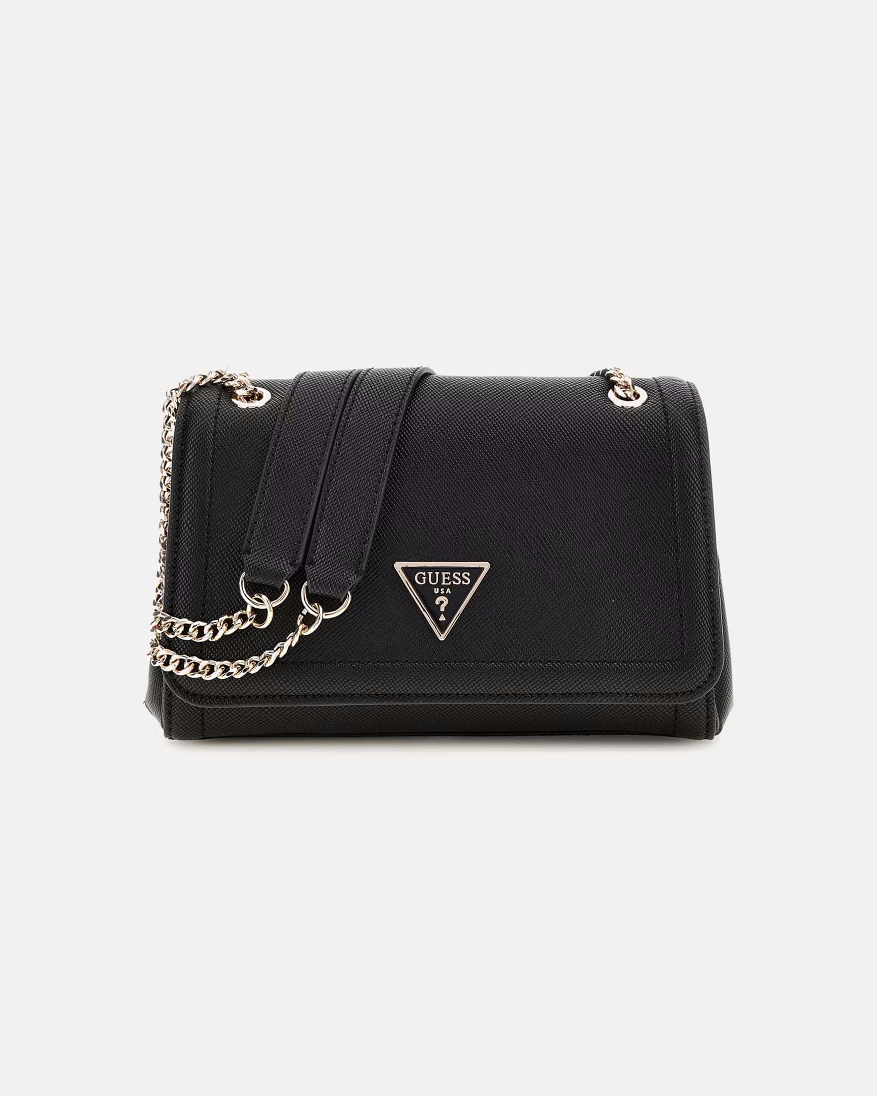Borsa a tracolla in Re-Nylon e pelle Saffiano main image 0